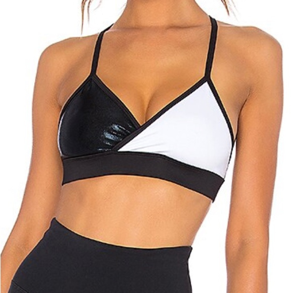 Black & White Sports Bra - Crosby Top - Body Language